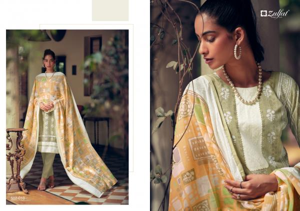 Zulfat Mashq Designer Cotton Dress Material Collection